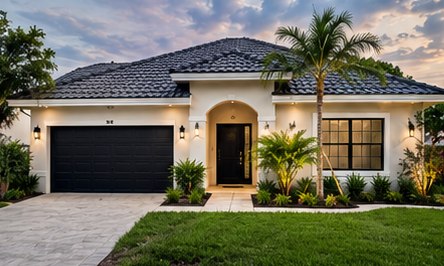 Fachada de casa remodelada por Tricolor Remodeling en Orlando, Florida
