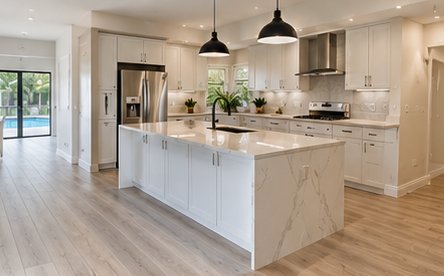 Obra blanca y acabados interiores en Florida
